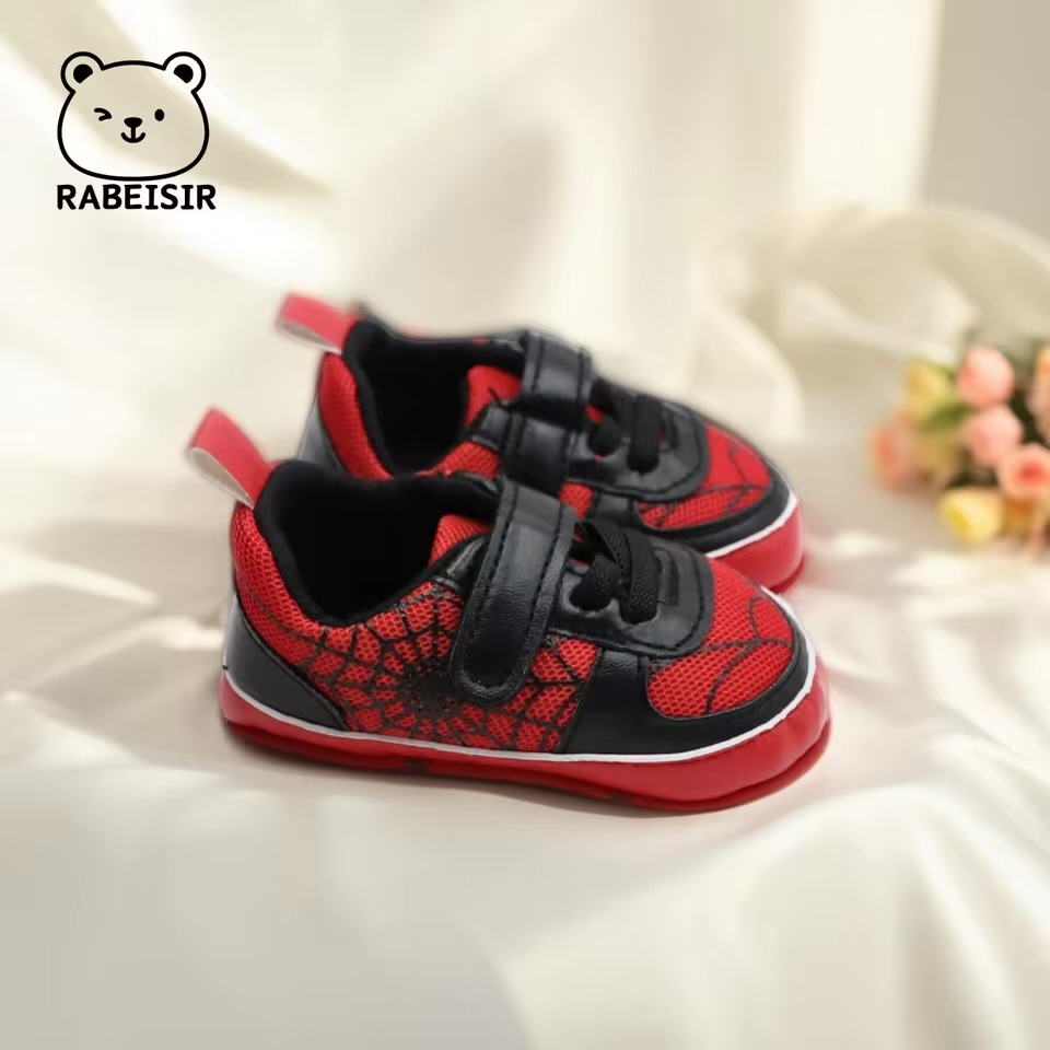 RABEISIR Spider-Man Inspired Baby & Toddler First-Walker Sneakers
