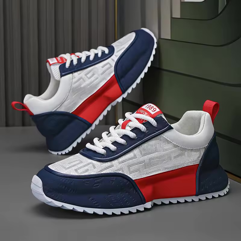 LYXECEK "1989" Men's Tricolor Low-Top Fashion Sneakers 2