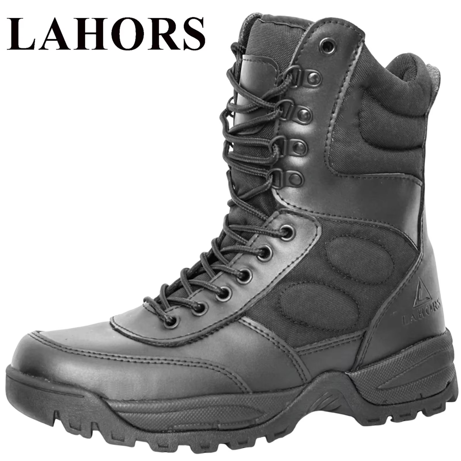 LAHORS Men's High-Top Tactical Military Combat Boots