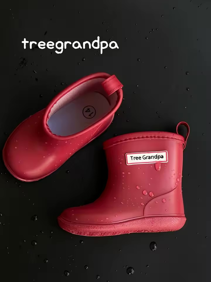 Tree Grandpa Toddler Waterproof Rain Boots