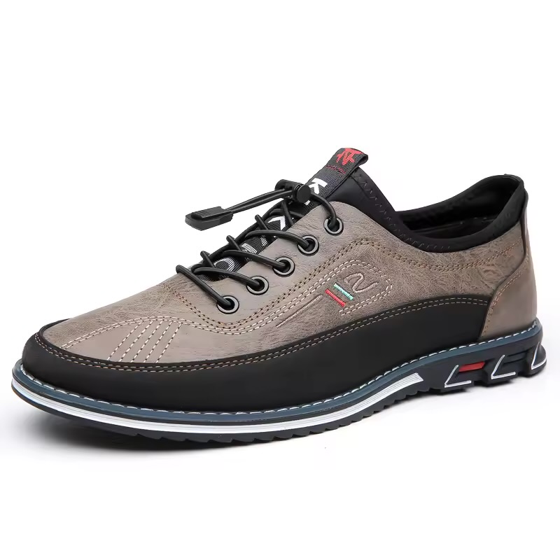These are Men’s Casual Low-Top Leather Driving Sneakers 2