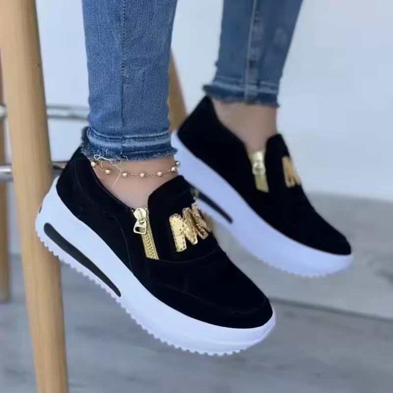 Women's Hidden Wedge Side-Zip Sneakers