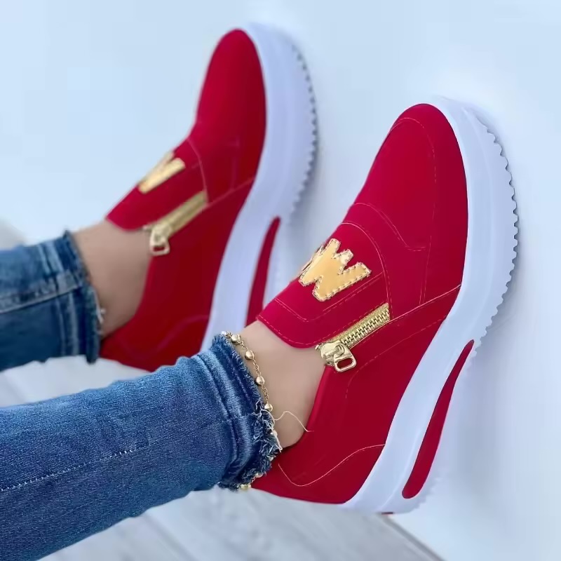 Women's Hidden Wedge Side-Zip Sneakers 2