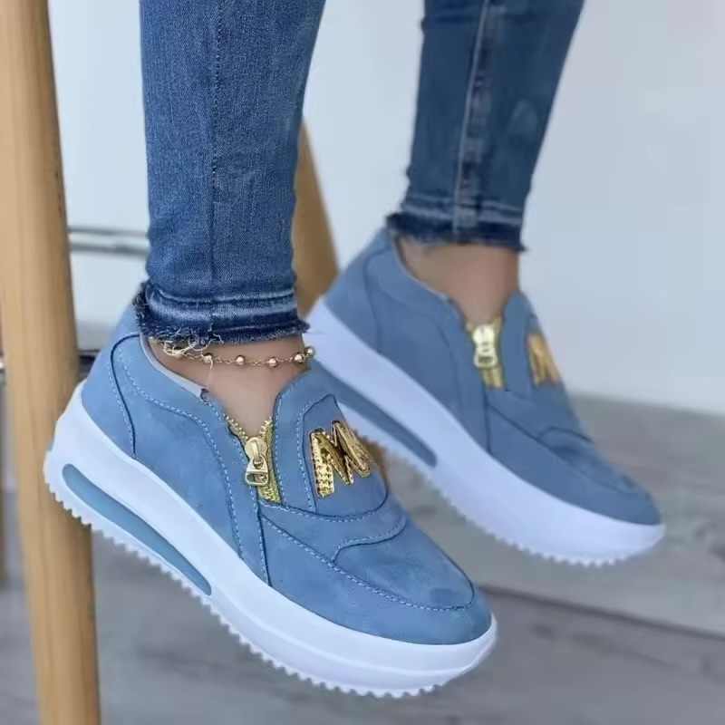 Women's Hidden Wedge Side-Zip Sneakers 3