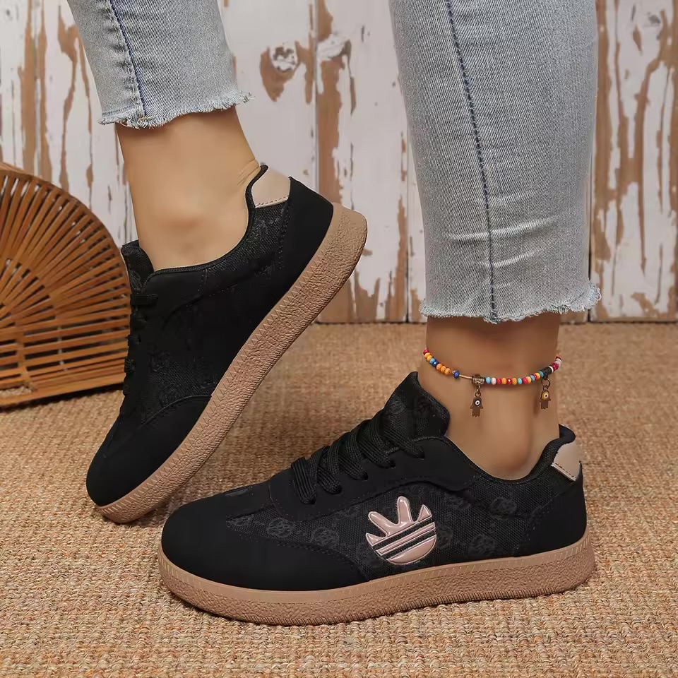 Children's Vibrant Geometric Retro Chunky Sneakers