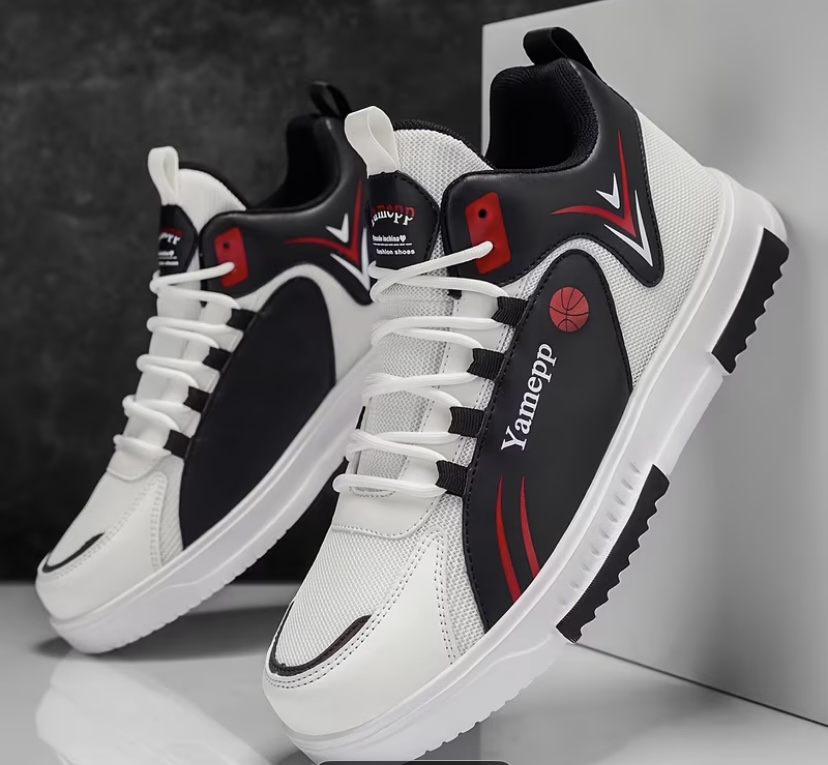 Yamepp "Basketball Graphic" High-Top Court Sneaker