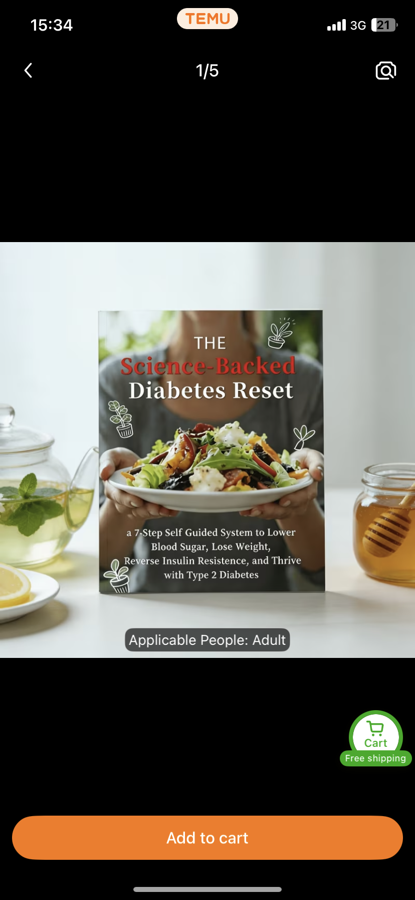 The Science-Backed Diabetes Reset" Guidebook