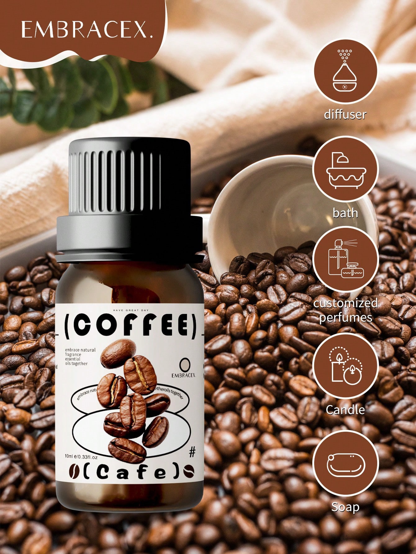 5. EMBRACEX. Coffee Fragrance Oil