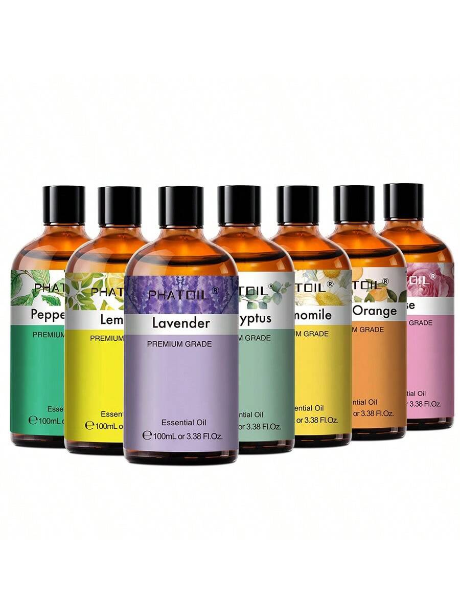 PHATOIL Premium Grade 7-Bottle Aromatherapy Set