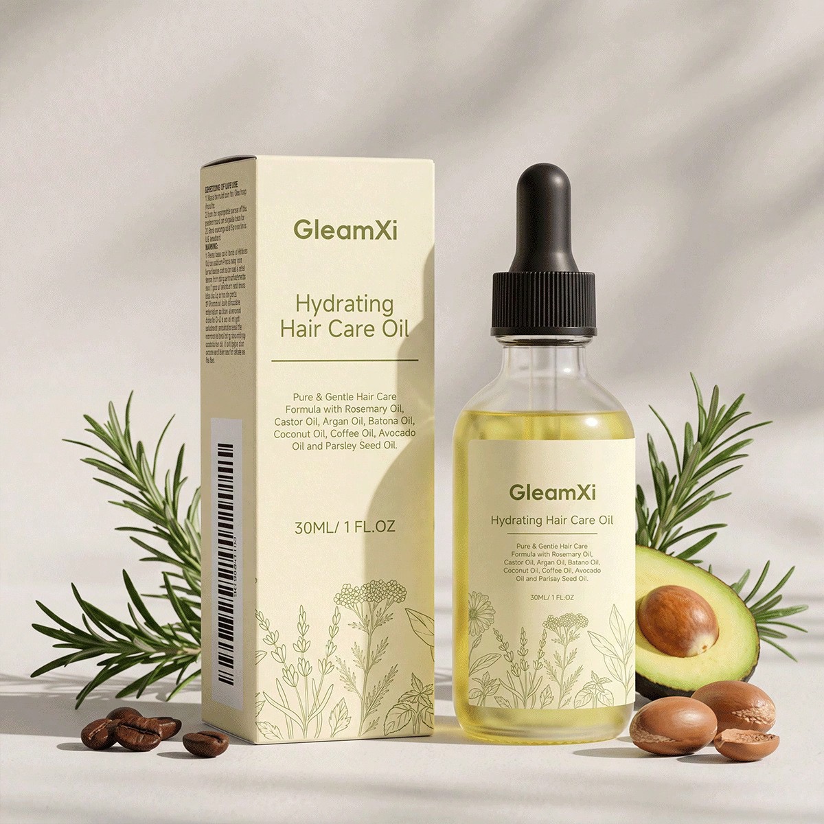 GleamXi Hydrating Hair Care Oil