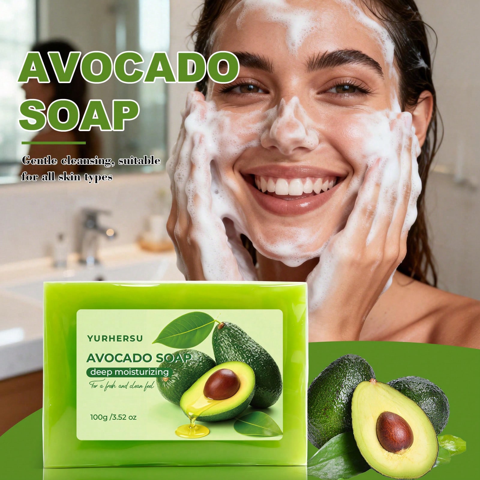 Yurhersu Deep Moisturizing Avocado Soap