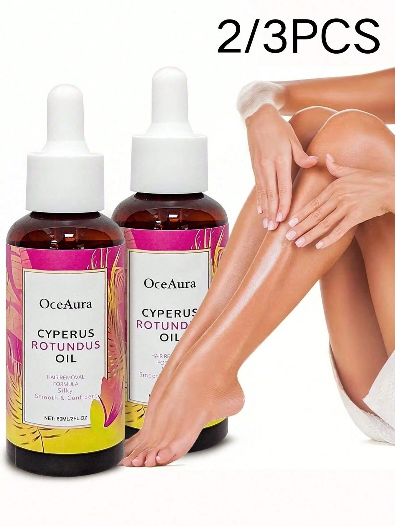 OceAura Cyperus Rotundus Hair Removal Oil Duo
