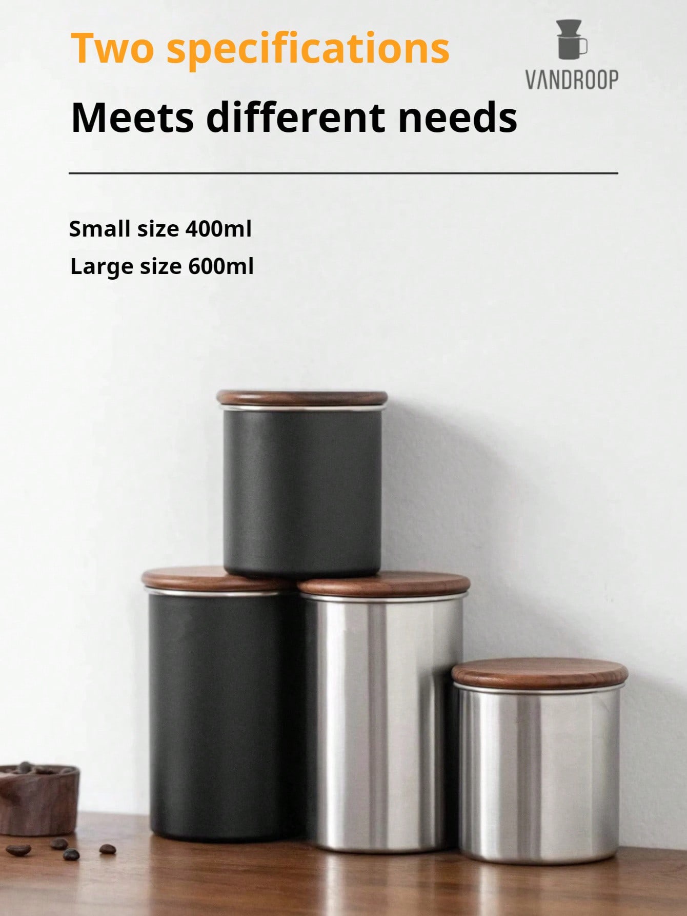 Vandroop Airtight Kitchen Storage Canister Collection