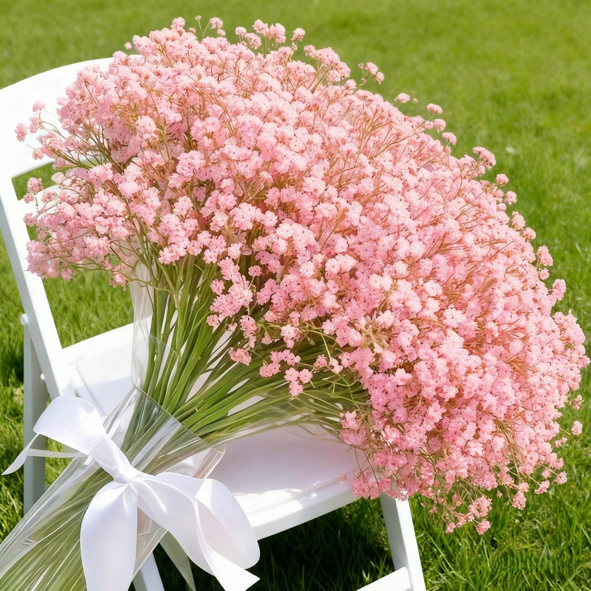 Elegant Pink Gypsophila (Baby's Breath) Bouquet