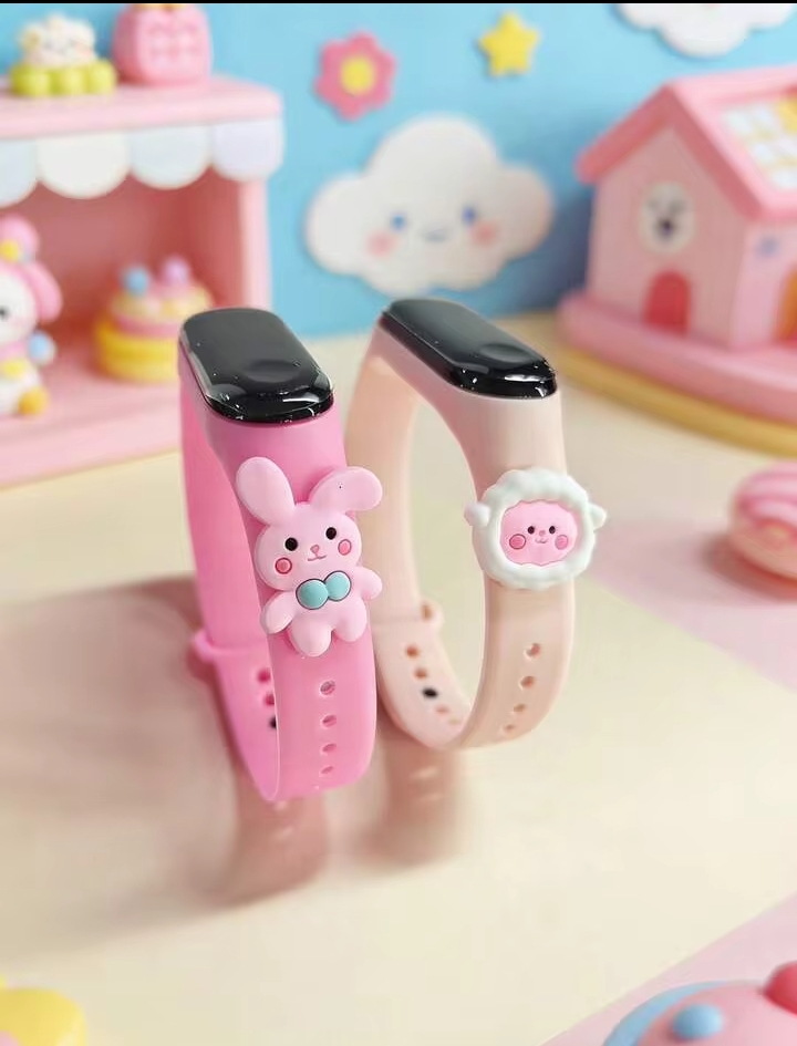Kids' Cartoon Astronaut Digital Band Watch, Cute Space-Themed LED Electronic Wristband for Boys and Girls with 3D Silicone Strap
