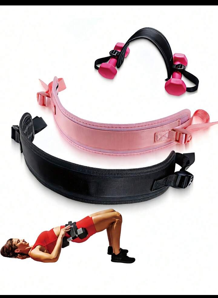 Weightlifting Hip Thrust Belt, Padded Fitness Strap for Glute, Hip & Lower Body Exercises 2