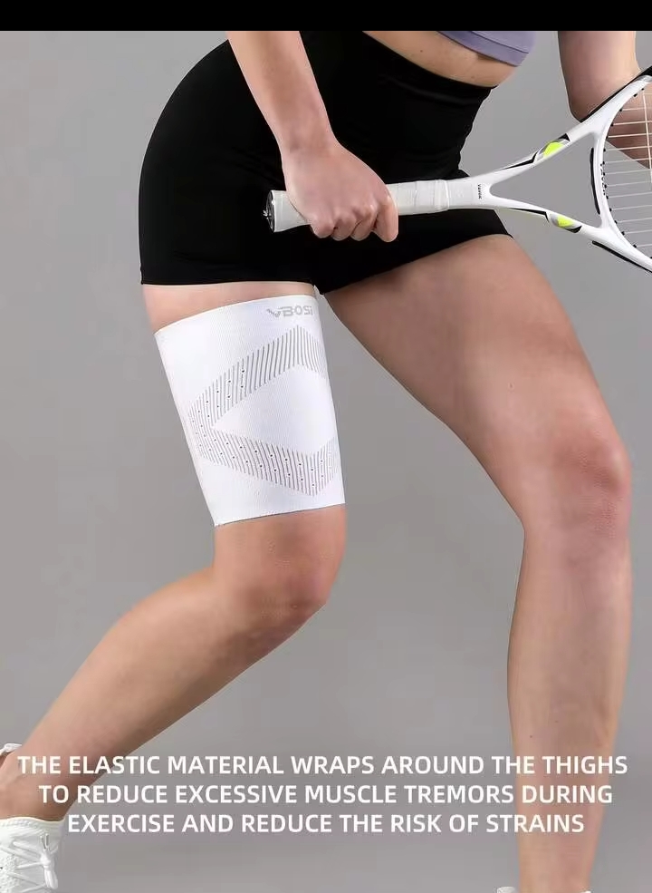 Unisex Compression Thigh Brace, Breathable Sports Sleeve for Running, Training & Muscle Support 2