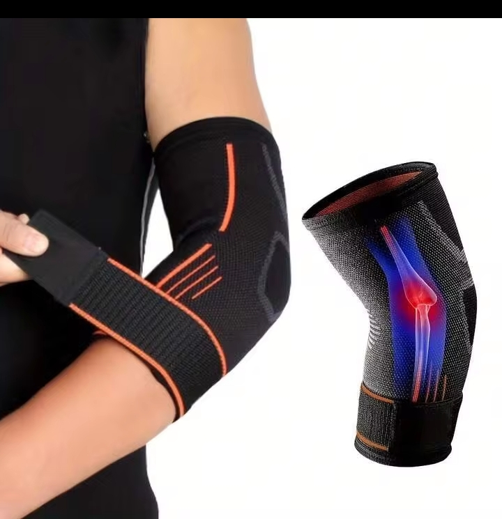 Fitness Elbow Sleeve, Breathable Compression Support for Weightlifting, Running & Workouts