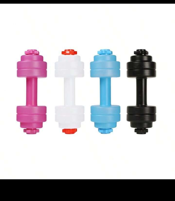 Portable Water-Filled Barbell Cups, 830ML Dumbbell Pair for Home, Gym & Outdoor Fitness 2