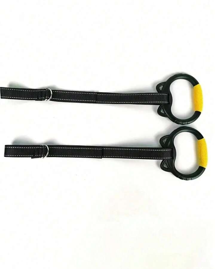Gymnastic Training Rings, PA Material Exercise Rings for Pull-Ups, Dips & Full Body Workouts 2