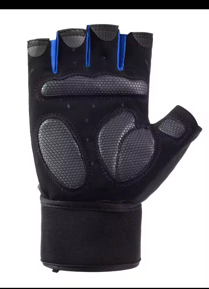 Protective Fitness Gloves with Wrist Wrap, Training & Outdoor Sports Gloves