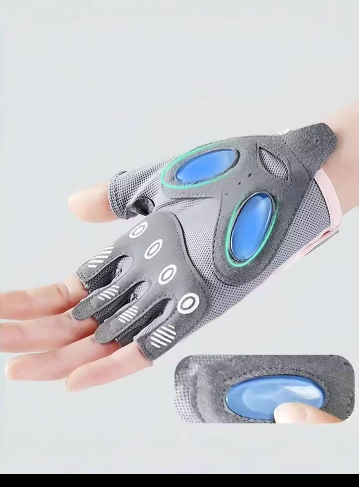 Unisex Half-Finger Fitness Gloves, Breathable Anti-Slip Weightlifting & Yoga Gym Gloves 2