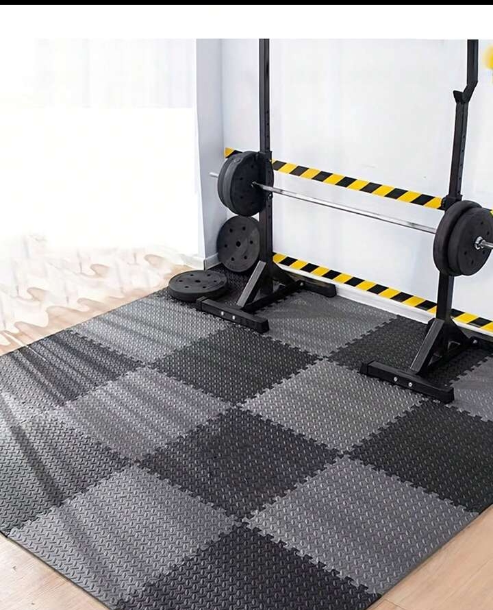 16PCS EVA Foam Puzzle Exercise Mats, Home Gym Floor Protection Tiles