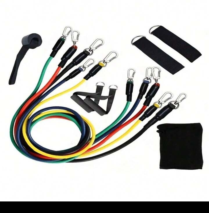 Complete Resistance Band Set with Handles, Door Anchor & Carry Bag for Home Workouts 2