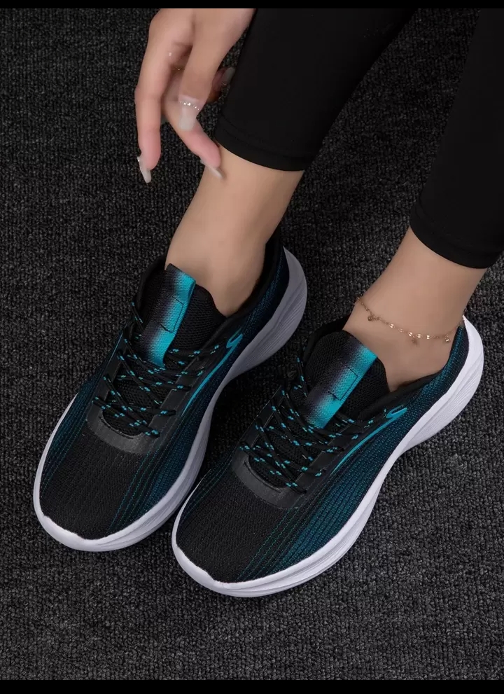 Women's Yoga & Running Sneakers, Comfortable Round Toe Athletic Shoes 3