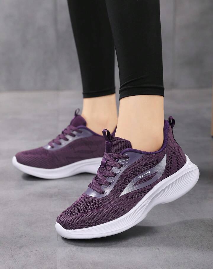 Women's Everyday Sports Shoes, Lightweight Casual Lace-Up Sneakers