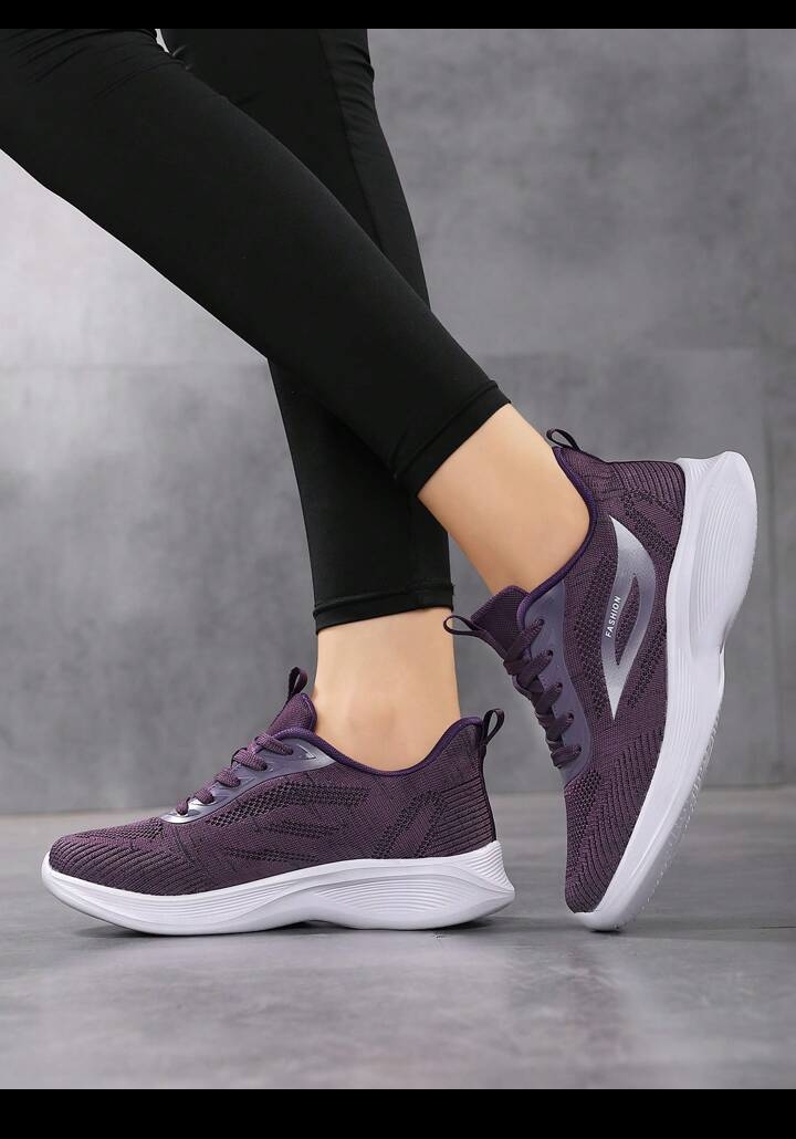 Women's Everyday Sports Shoes, Lightweight Casual Lace-Up Sneakers 2