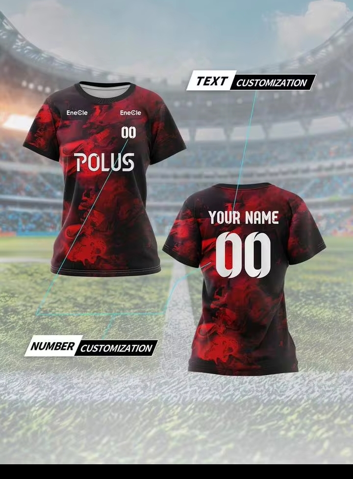 Women's Custom V-Neck Soccer Jersey, Personalized Name & Number Sportswear