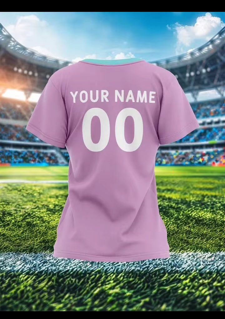 Women's Team Sports Shirt, Personalized Football Jersey for School & Club Events 2