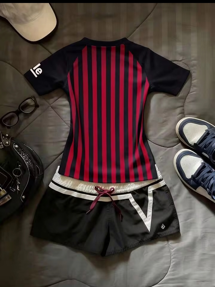 Women's Fashion Sporty Jersey T-Shirt, Graphic V-Neck Everyday Casual Wear 2