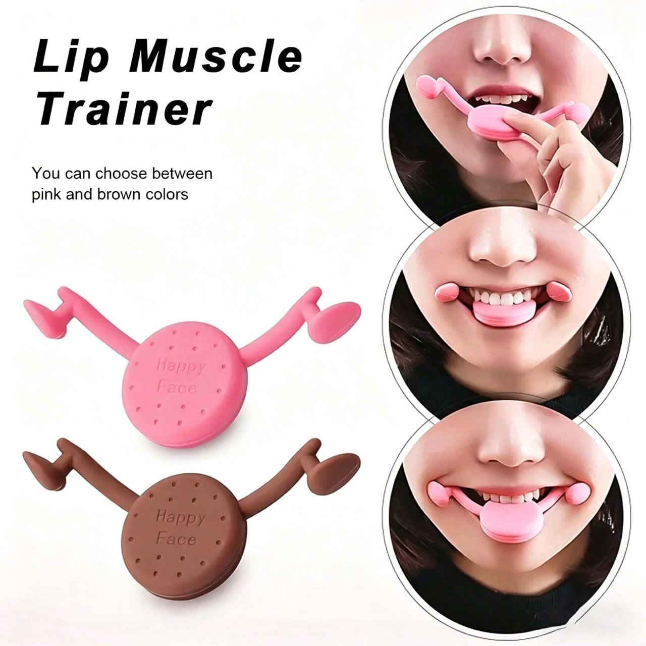 Happy Face Lip Muscle Trainer – Facial Exercise Tool for Smile Training