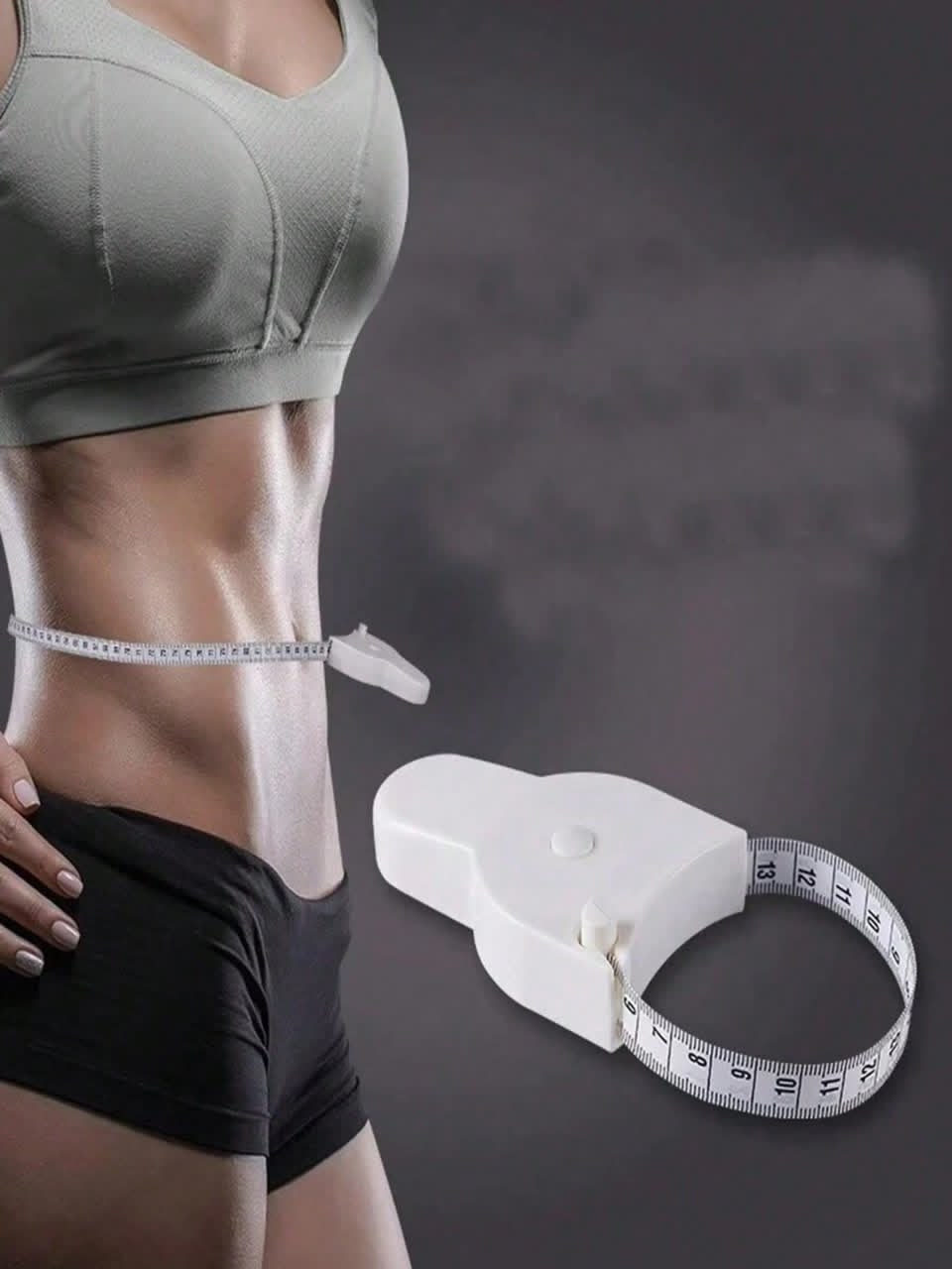 Portable Retractable Body Measuring Tape – Self-Locking Tool for Fitness, Weight Loss, and Tailoring