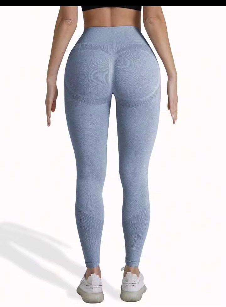 Women's Seamless Yoga Leggings, High-Rise Workout Pants for Fitness & Casual Wear