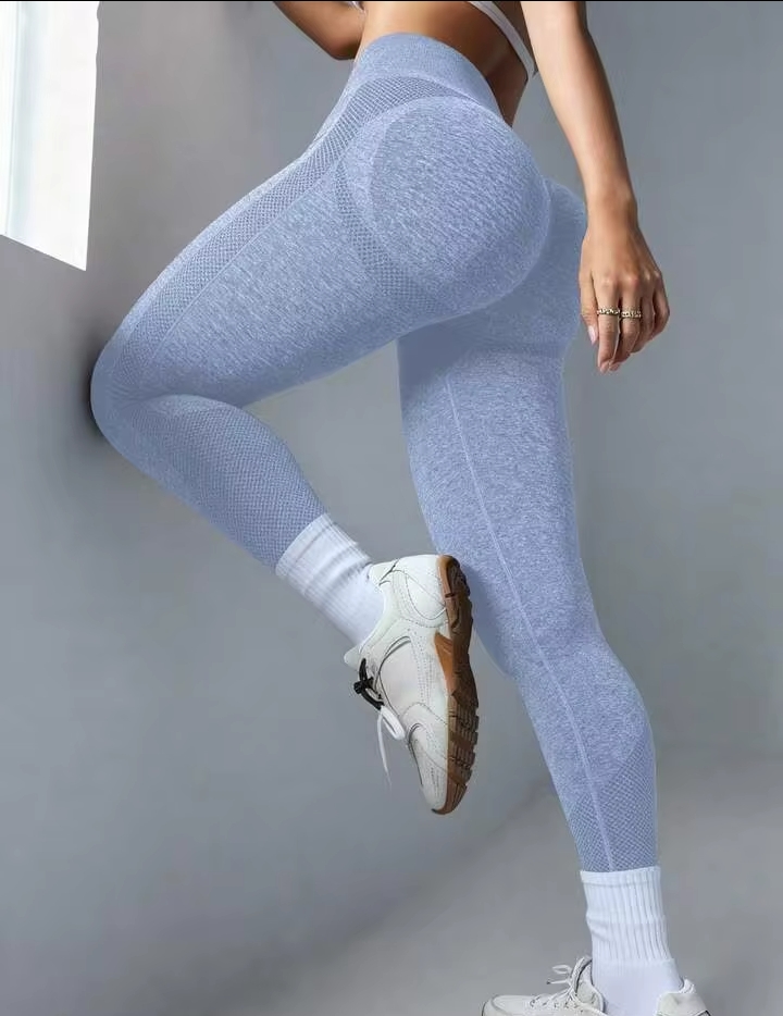 Women's Seamless Yoga Leggings, High-Rise Workout Pants for Fitness & Casual Wear 3