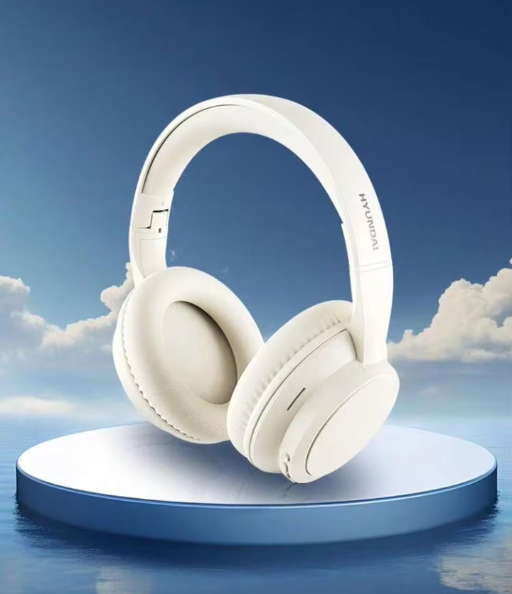 HYUNDAI HY-T02MAX Bluetooth Headphones With Carrying Bag, 5.4 HIFI High-Definition Sound Quality, Deep Bass, Precise Noise Cancellation With Microphone, Music, Sports, Gaming, Low Latency, Long Battery Life, Minimalist Business Wireless Headphones Compatible With Smartphones And Tablets 2