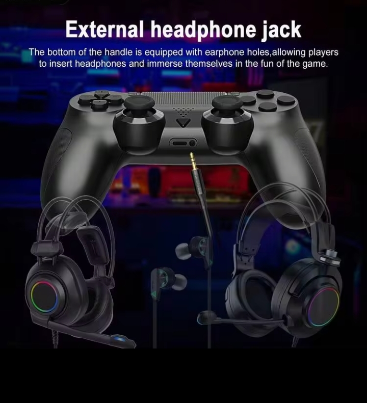 Easypie Selection Wireless Controller Compatible With PS 4/Slim/Pro, Handle Enhanced Dual Vibration/Analog Stick/6-Axis Motion Sensor/Charging Cable,Best Gifts For Friends, Graduation Gifts, Back-To-School Gifts, Christmas Decorations, Valentine's Day Gifts, Gifts For Mom And Dad, Halloween, Thanksgiving, Personalized Gifts, Birthday Gifts, New Year Gifts 3