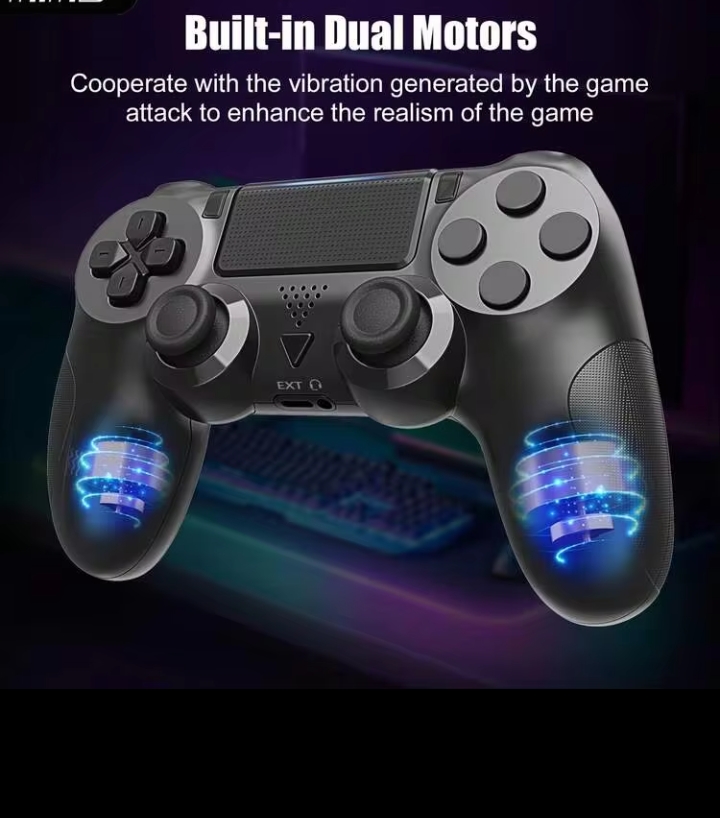 Easypie Selection Wireless Controller Compatible With PS 4/Slim/Pro, Handle Enhanced Dual Vibration/Analog Stick/6-Axis Motion Sensor/Charging Cable,Best Gifts For Friends, Graduation Gifts, Back-To-School Gifts, Christmas Decorations, Valentine's Day Gifts, Gifts For Mom And Dad, Halloween, Thanksgiving, Personalized Gifts, Birthday Gifts, New Year Gifts 2