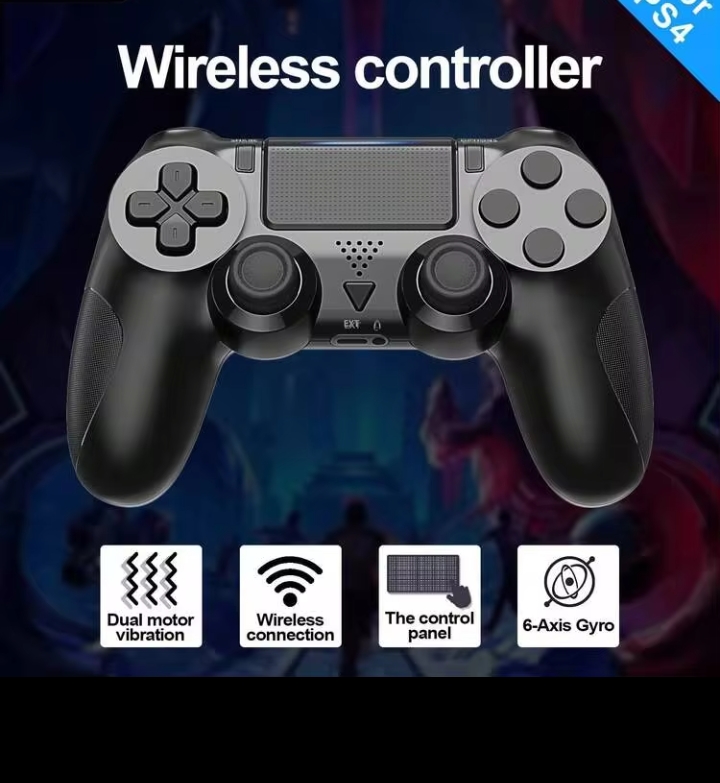 Easypie Selection Wireless Controller Compatible With PS 4/Slim/Pro, Handle Enhanced Dual Vibration/Analog Stick/6-Axis Motion Sensor/Charging Cable,Best Gifts For Friends, Graduation Gifts, Back-To-School Gifts, Christmas Decorations, Valentine's Day Gifts, Gifts For Mom And Dad, Halloween, Thanksgiving, Personalized Gifts, Birthday Gifts, New Year Gifts
