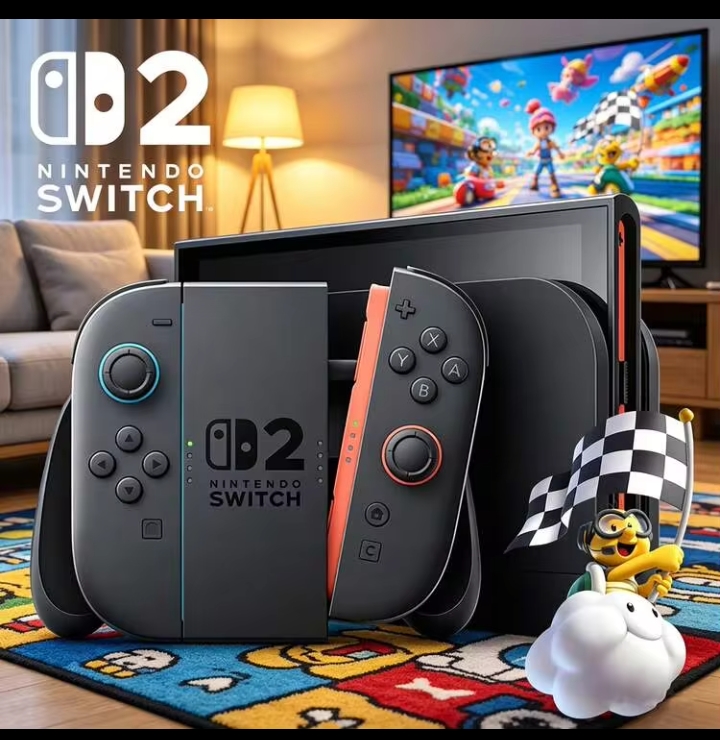 Nintendo Switch 2 Game Console, 7.9-Inch HD Display, 256GB Storage, Portable Gaming Console (Hong Kong Version) 2