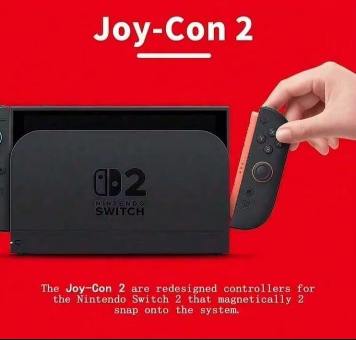 Nintendo Switch 2 Game Console, 7.9-Inch HD Display, 256GB Storage, Portable Gaming Console (Hong Kong Version) 3