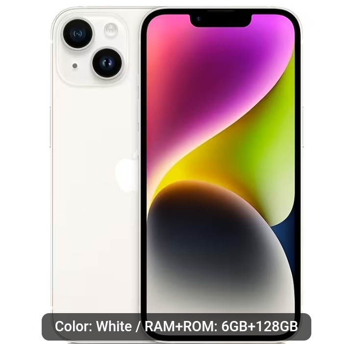 Apple iPhone 14 (128GB) – Like New Condition – Fully Unlocked, 5G-Ready, 6.1" Super Retina XDR Display