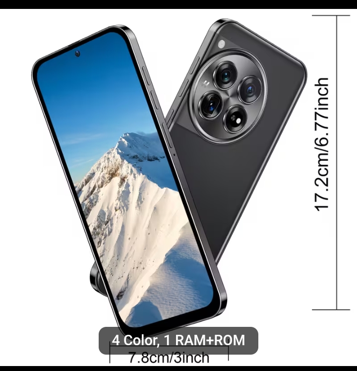 6.82" HD+ Dual-SIM Smartphone – 4GB RAM/128GB Storage, 5000mAh Battery, 21MP Pro-Grade Camera – Unlocked 4G LTE