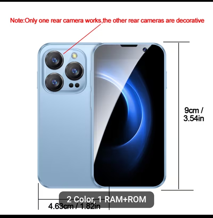 XS18 Pro Ultra-Mini Smartphone – 3.0" Compact Display, 2GB RAM / 16GB Storage, Facial Recognition – The Ultimate Minimalist Travel & Backup Phone 2