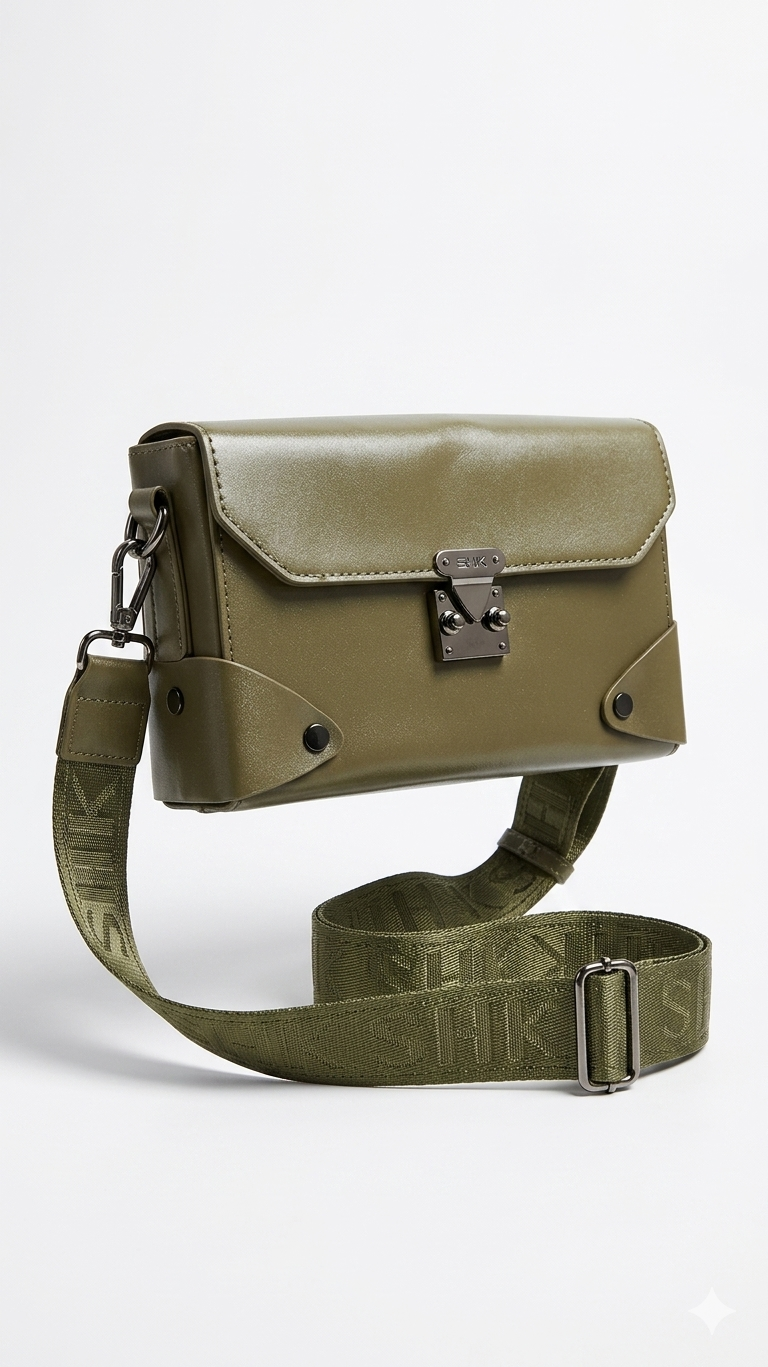 SunSilk Trunk-Style Crossbody Bag