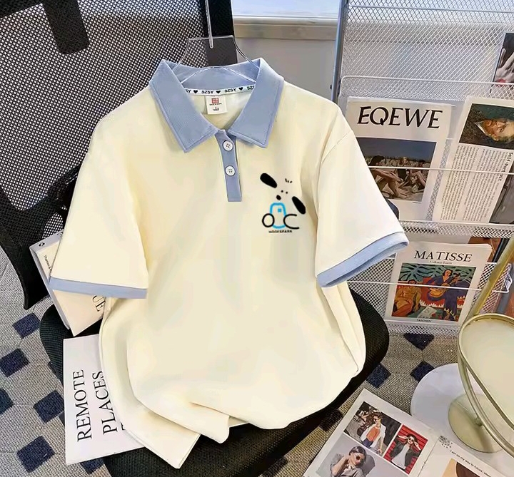 Premium Pastel Color-Block Casual Polo 3