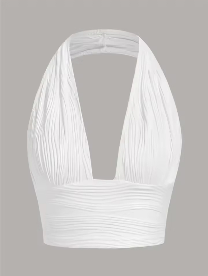 Women's Casual Ribbed Knit Crop Top, Short Sleeve Scoop Neck Snap Button Slim Fit Basic Tee